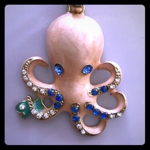 Octopus pendant necklace